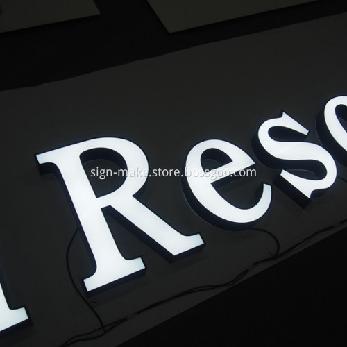 Custom  LED Metal Letter Logo Sign